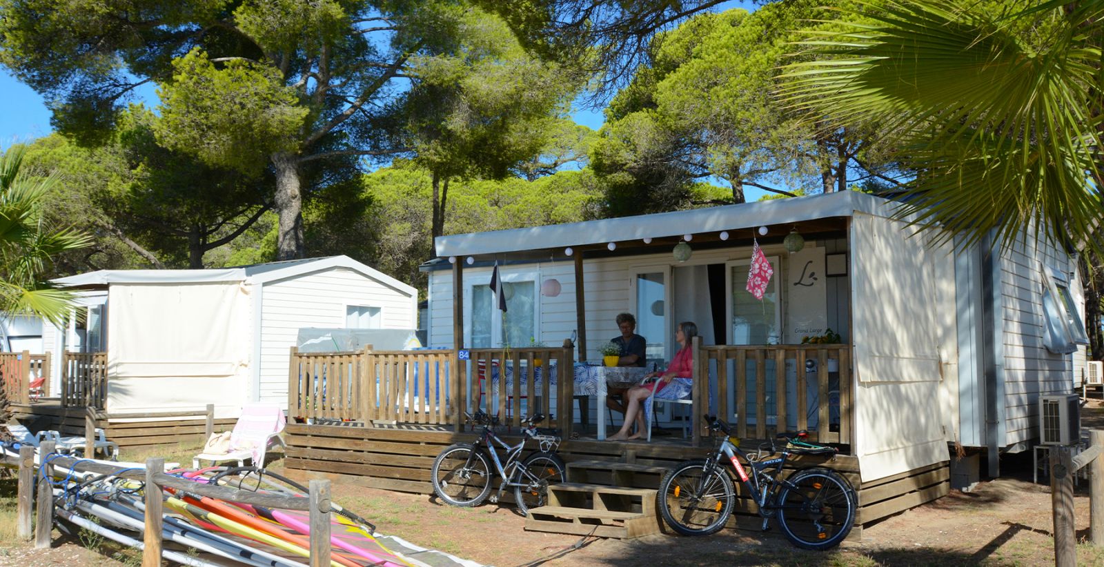 Verhuur van stacaravans aan de Middellandse Zee in de Var