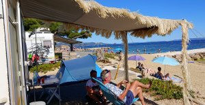 camping car plage