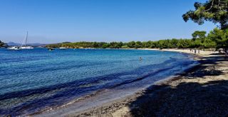 Het strand van Léoube in La Londe-les-Maures.
