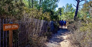 Wandelen in La Londe-les-Maures.